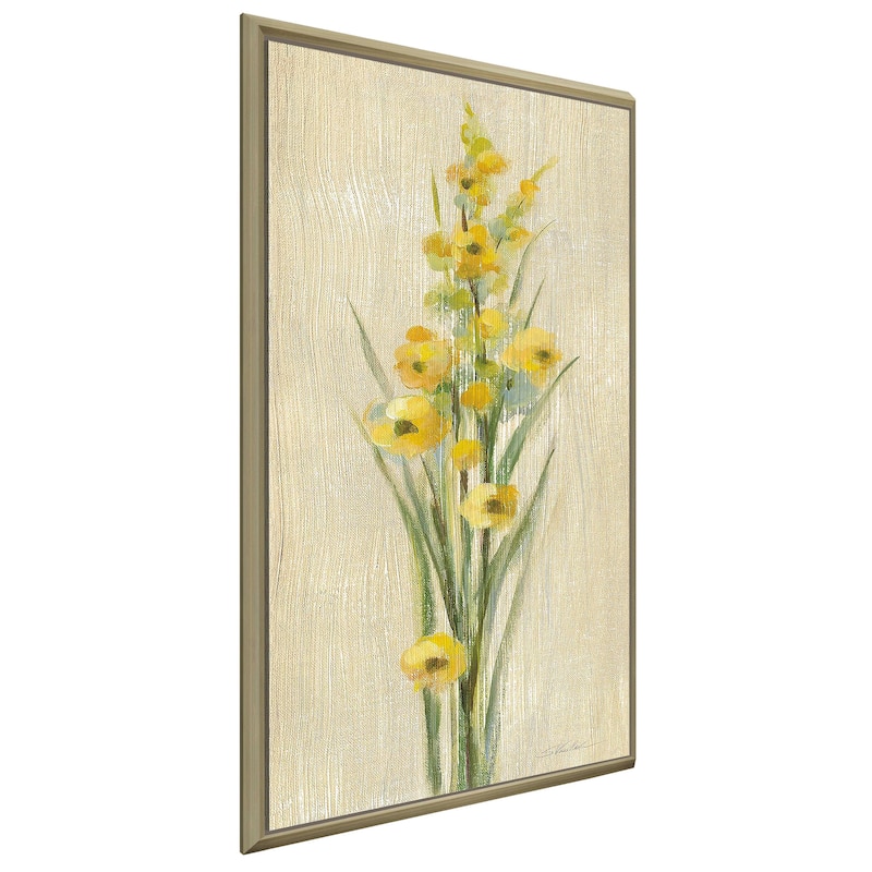 "Farm Flower III" Print on Floating Canvas