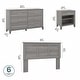 preview thumbnail 29 of 28, Somerset Ash Grey Headboard, Dresser and Nightstand Bedroom Set