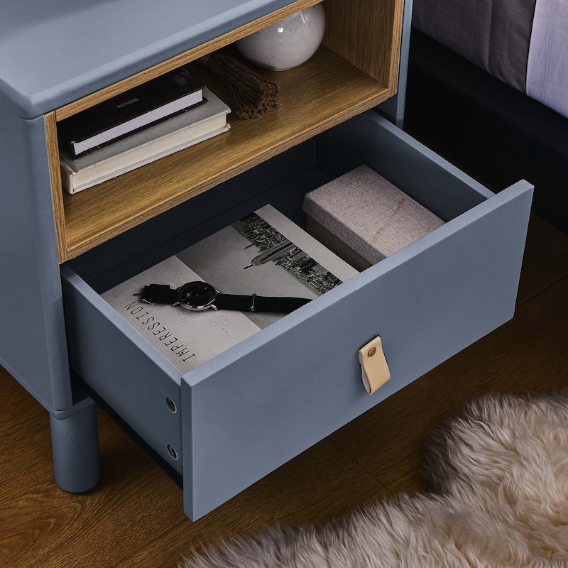 Modern style bedside table Nightstand with drawer