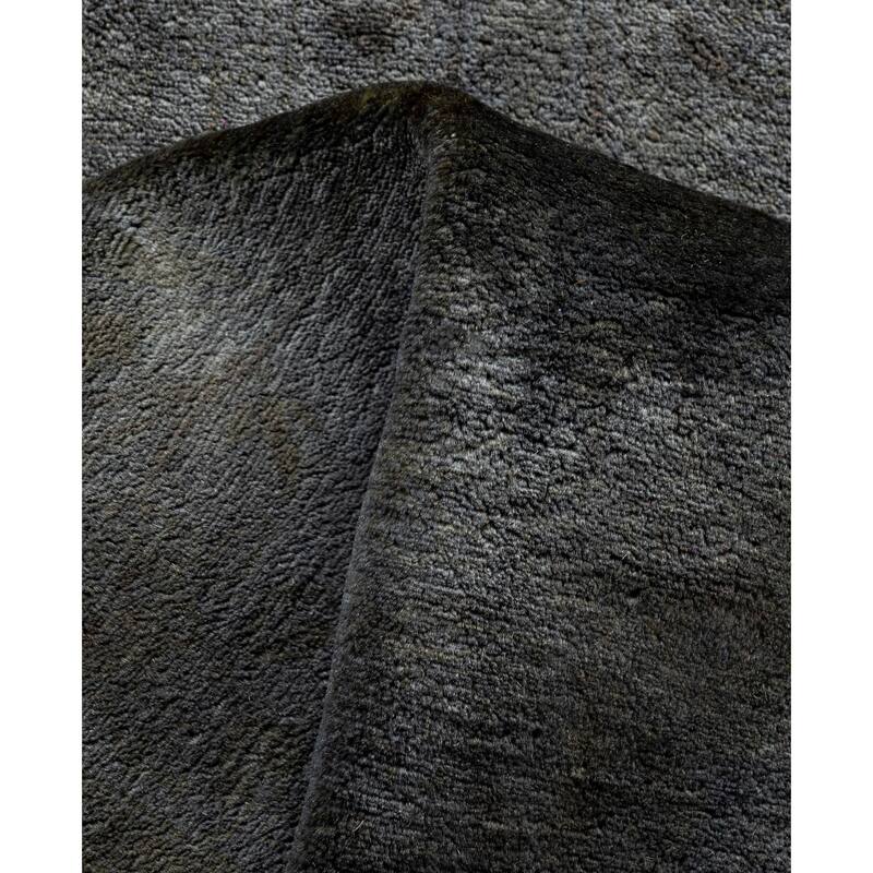 Overdyed One-of-a-Kind Hand-Knotted Area Rug - Gray - 6' 2" x 8' 10"