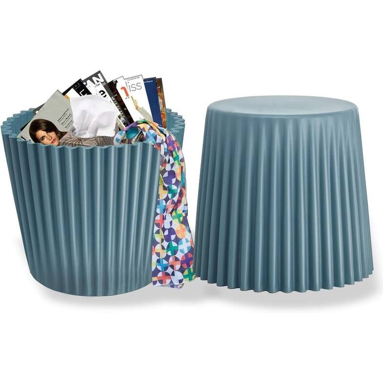 Stackable Modern Dining Restaurant Stacking Chairs End Table Cupcake for Living Break Room Vanity Bedroom No Back Office