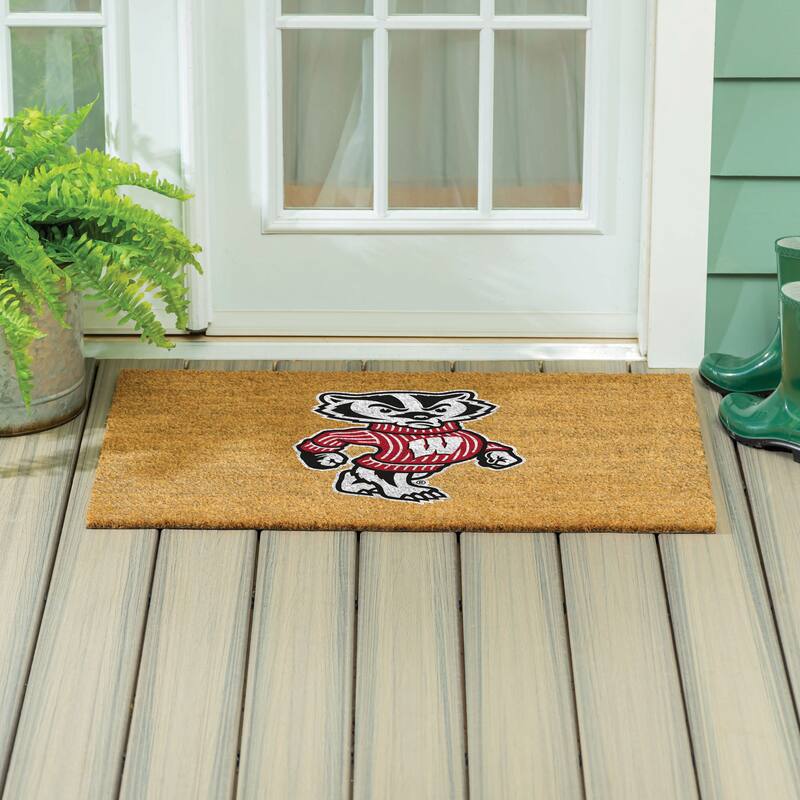 University of Wisconsin-Madison Full Color Indoor/Outdoor Coir Mat
