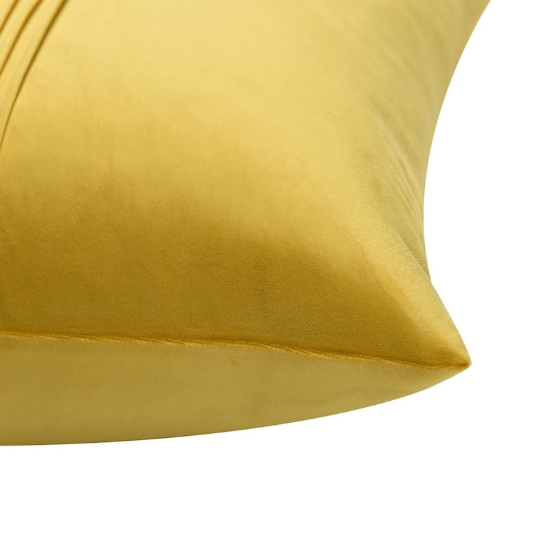 StyleCraft Dann Foley - Tuxedo - Velvet Tux Pleat Pillow