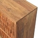 preview thumbnail 14 of 16, Artisan Furniture Solid Wood Arno Chest - Teak, Beige,3-Drawers