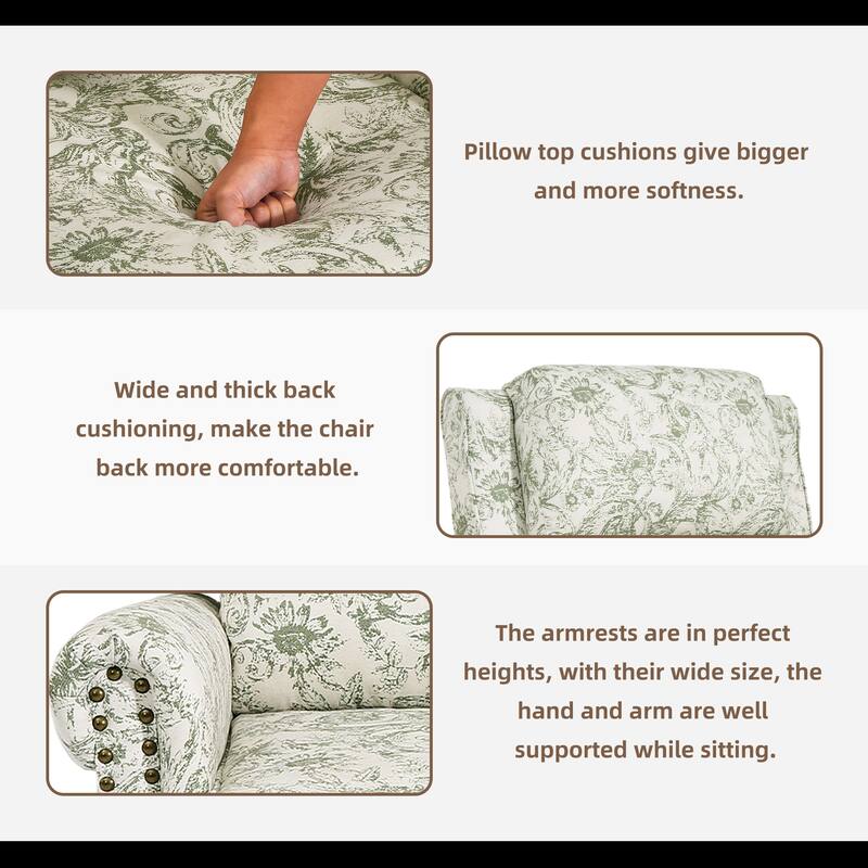 Modern Padded Seat Recliner Chair with PU Leather