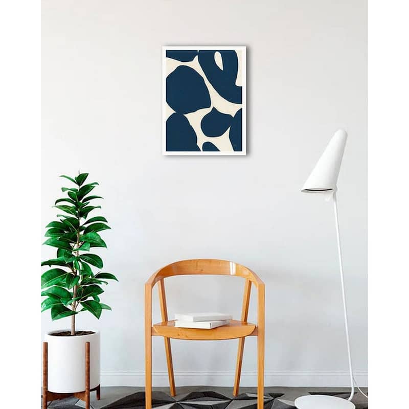 Playful I Framed Poster - 18 x 24 Inch - White
