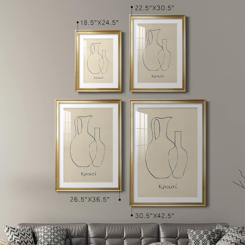 Greek Blessing II Premium Framed Print - Ready to Hang