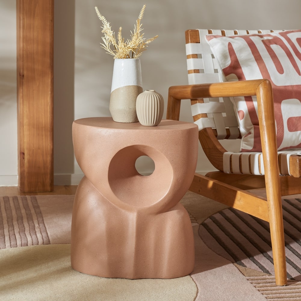 SAFAVIEH Abbi Accent Table (Fully Assembled) - 15"W x 10"D x 18"H