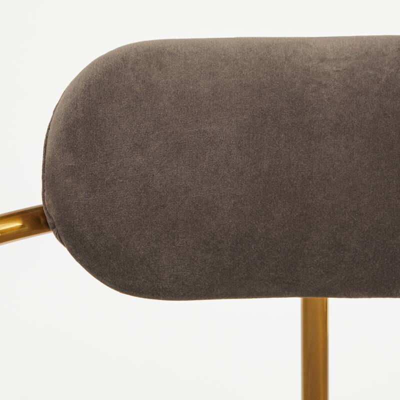 Simple Living Retro Velvet Dining Arm Chair (Set of 2)
