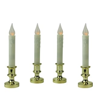 Top Product Reviews For Pack Of 4 Led Battery Operated Flickering Window Christmas Candle Lamp With Timer 8 5 18295767 Overstock