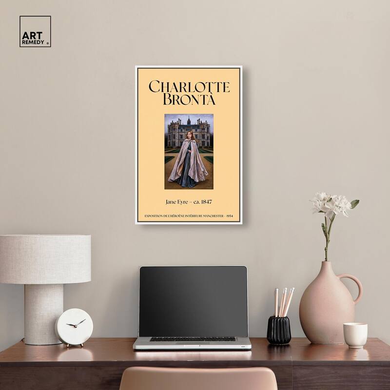 Protagonist of Jane Eyre Canvas by Art Remedy
