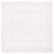 SAFAVIEH Florida Shag Carlinde Border 1.2-inch Thick Rug - 5' x 5' Square - Cream/Cream