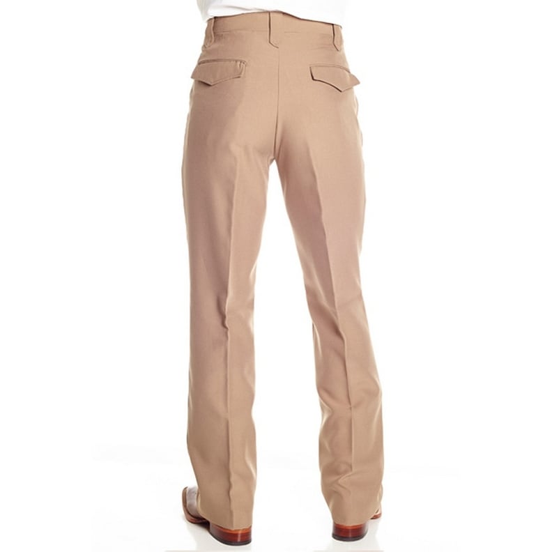 mens khaki pants with back flap pockets