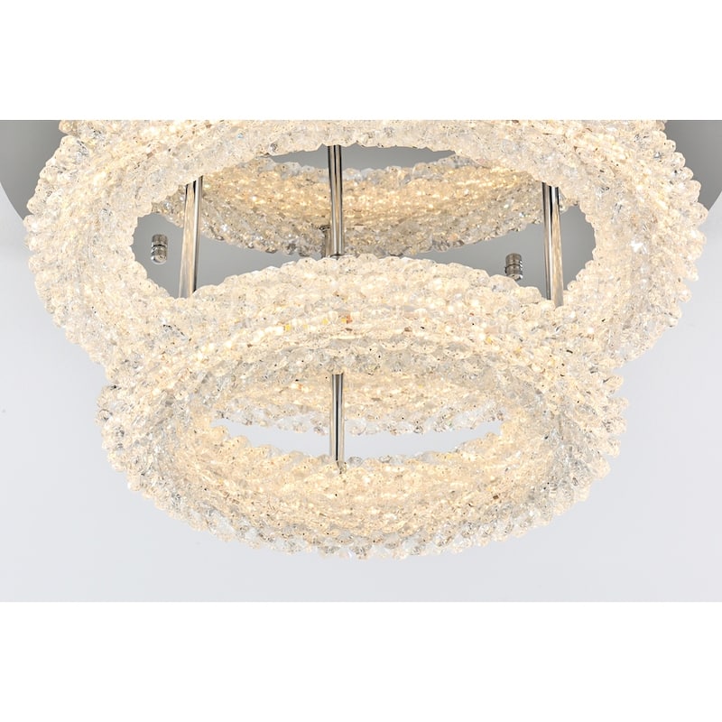18 inch Adjustable LED Flush Mount