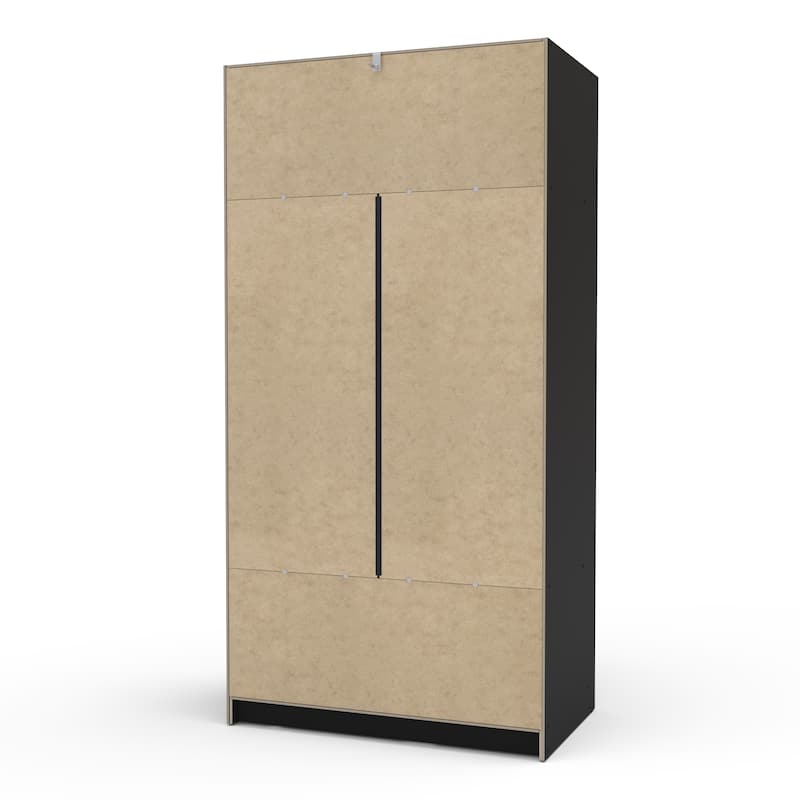 Polifurniture Denmark Wardrobe with 2 Sliding Doors