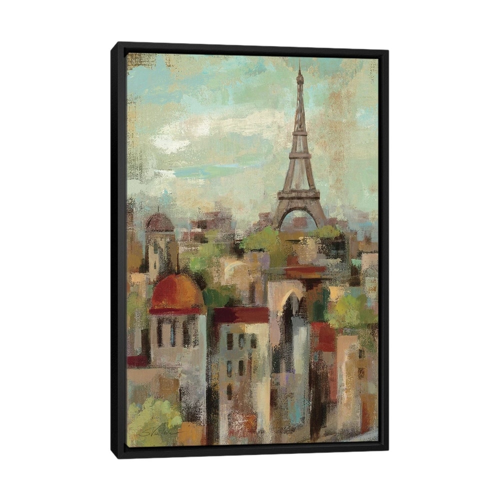 iCanvas "Spring in Paris II " by Silvia Vassileva Framed Canvas Print