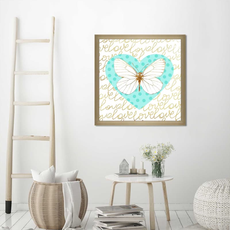 "Butterfly Love (Blue)" by Jodi Print on Acrylic