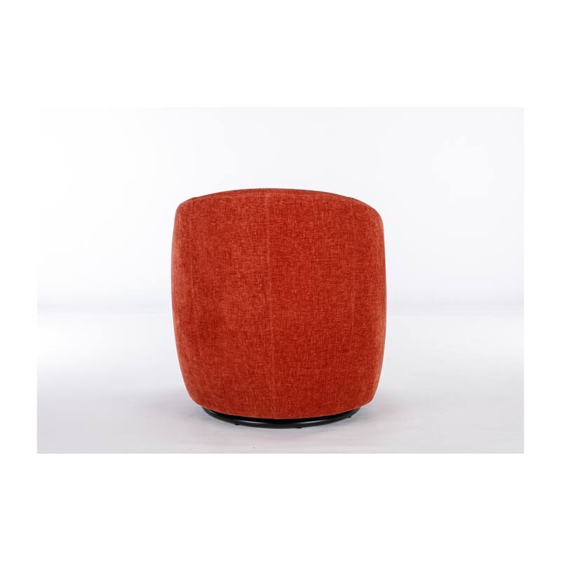 Fabric Swivel Accent Barrel Chair