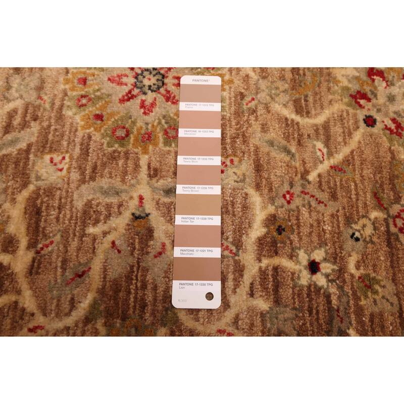 ECARPETGALLERY Hand-knotted Jamshidpour Brown Wool Rug - 5'8 x 8'1