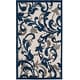 preview thumbnail 55 of 58, SAFAVIEH Amherst Orpha Modern Rug 3' x 5' - Ivory/Navy - Rectangle