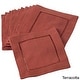 preview thumbnail 24 of 43, Hemstitched Linen Blend Cocktail Napkins (Set of 12)