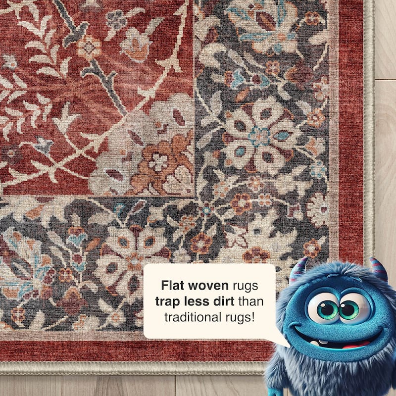 Well Woven Vintage Liana Flat-Weave Area Rug