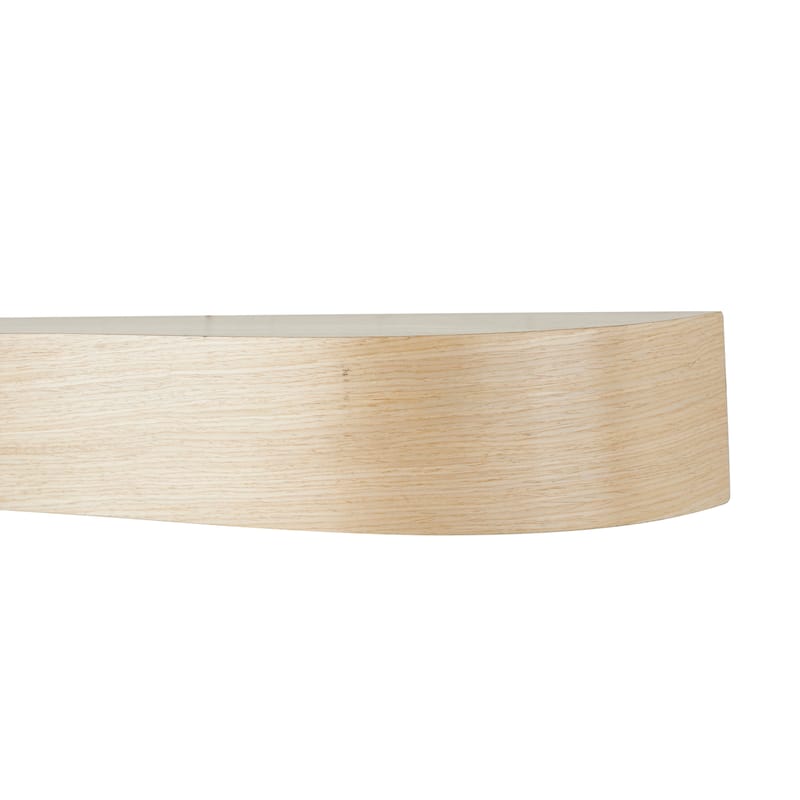 Wood Handmade Wall Shelf - Black or Brown - Roche River Decor
