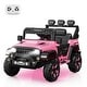 preview thumbnail 1 of 26, Ride on Car with 2.4G Remote Control, 12V Battery Powered Electric Car for Kids Pink