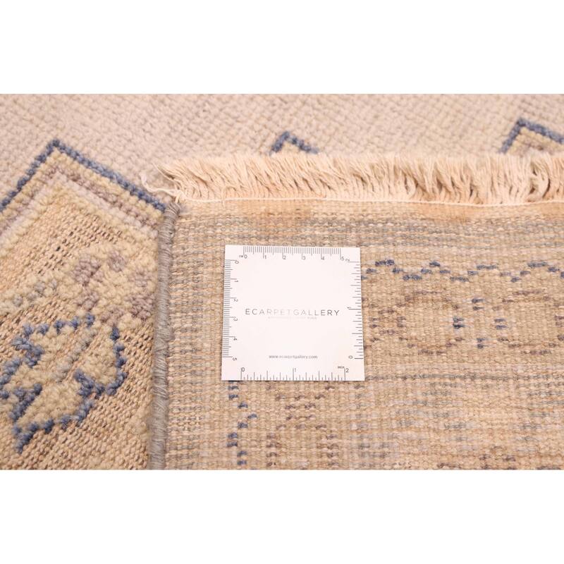 ECARPETGALLERY Hand-knotted Jules Serapi Beige Wool Rug - 5'2 x 8'10