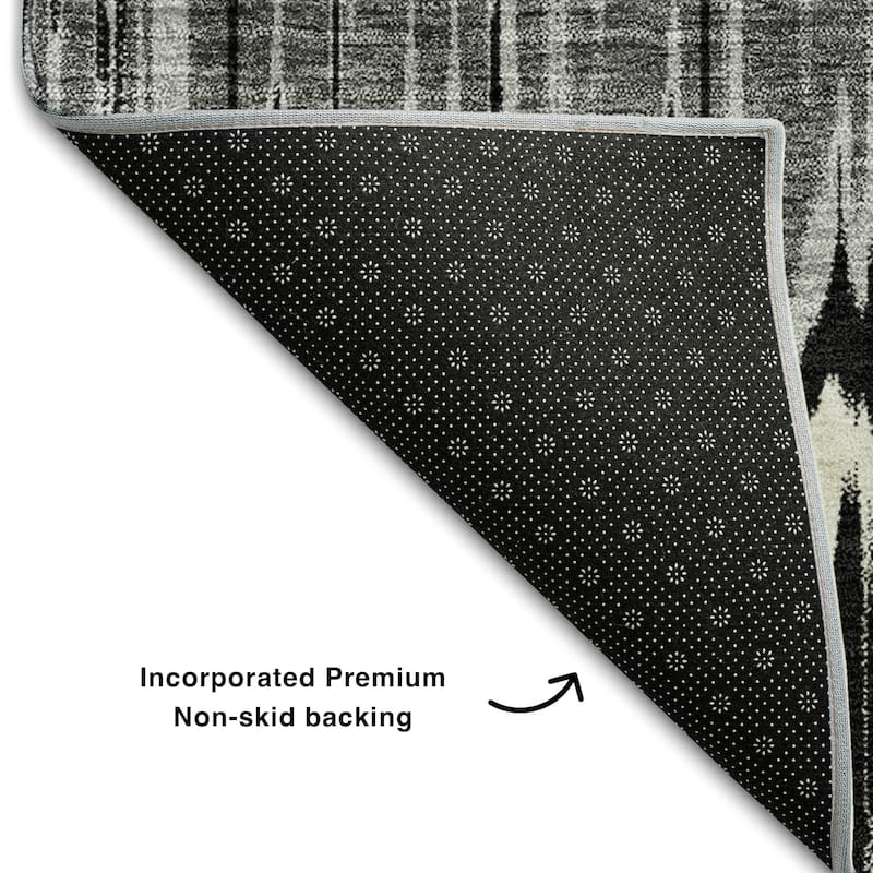 Premium Washable Super Soft Modern Stripe Mayfield Rug