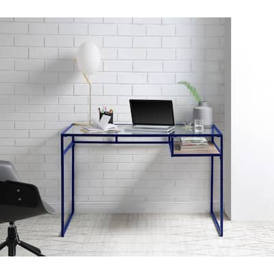 Modern Minimalist Writing Desk with Functional Storage for Efficient Workspace