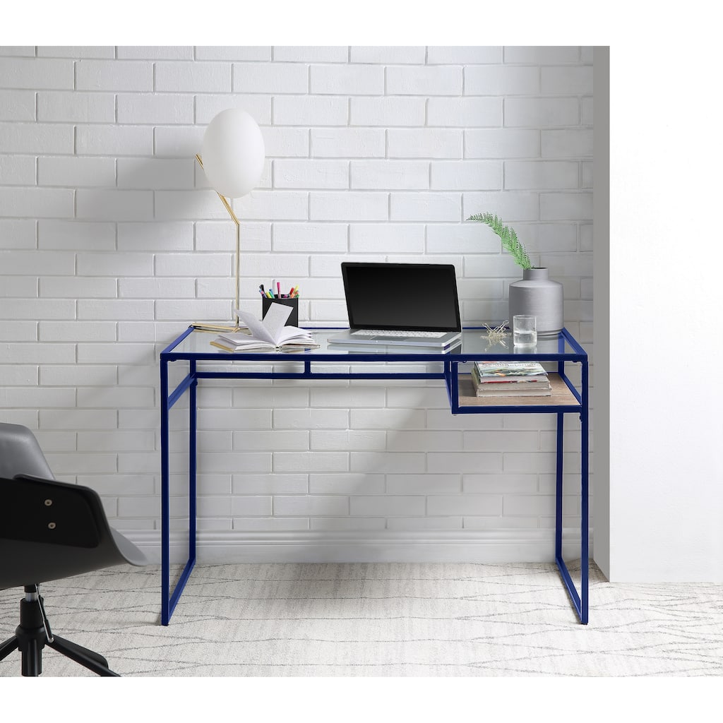 Modern Minimalist Writing Desk with Functional Storage for Efficient Workspace