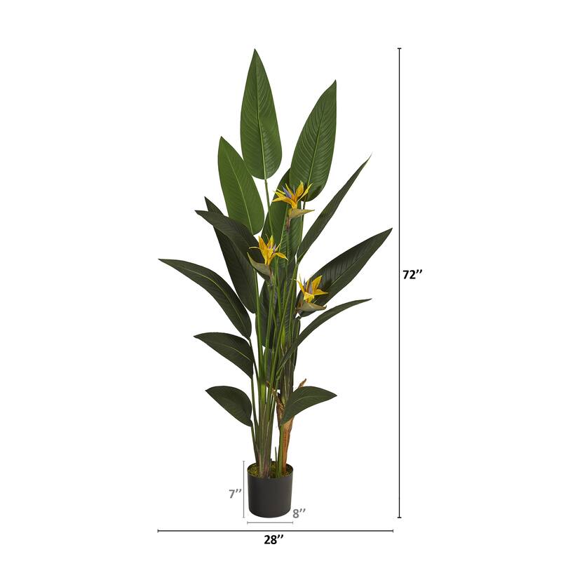 6' Bird of Paradise Artificial Plant
