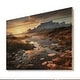 preview thumbnail 2 of 3, Designart "Table Mountain South Africa III" Landscapes Print on Natural Pine Wood