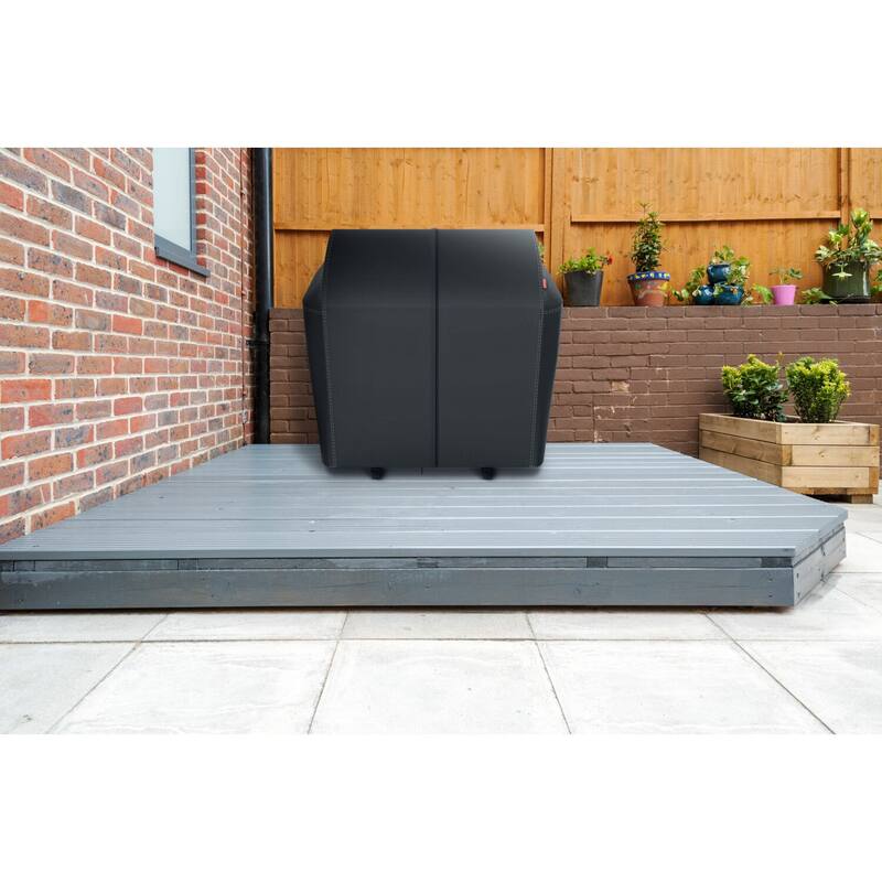 Coleman Revolution Heavy-Dual Cover for 3-Burner Dual Fuel BBQ Grill, Black - N/A
