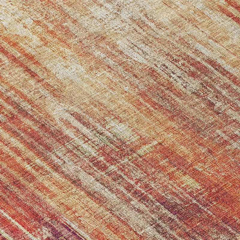Machine Washable Indoor/ Outdoor Chantille Modern Ombre Rug