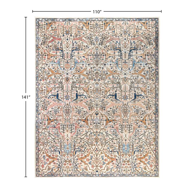 Serapi One-of-a-Kind Hand-Knotted Area Rug - Ivory - 9' 2" x 11' 9"