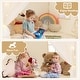preview thumbnail 19 of 19, Costway Kids Play Tent with Door Curtains Windows Star Lights Colorful - See Details