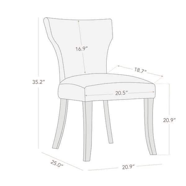 Cassidy Upholsteed Dining Chair Set of 2 Bed Bath & Beyond 37991219
