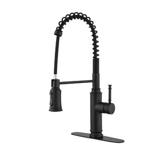 Brushed Nickel Stainless Steel Kitchen Faucet with Single Handle and