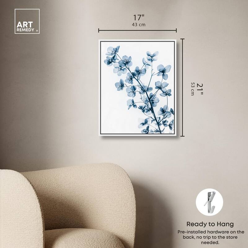 Translucent Petals II Canvas by Art Remedy