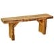 preview thumbnail 3 of 2, Live Edge Locust Wood 4' Wildwood Bench