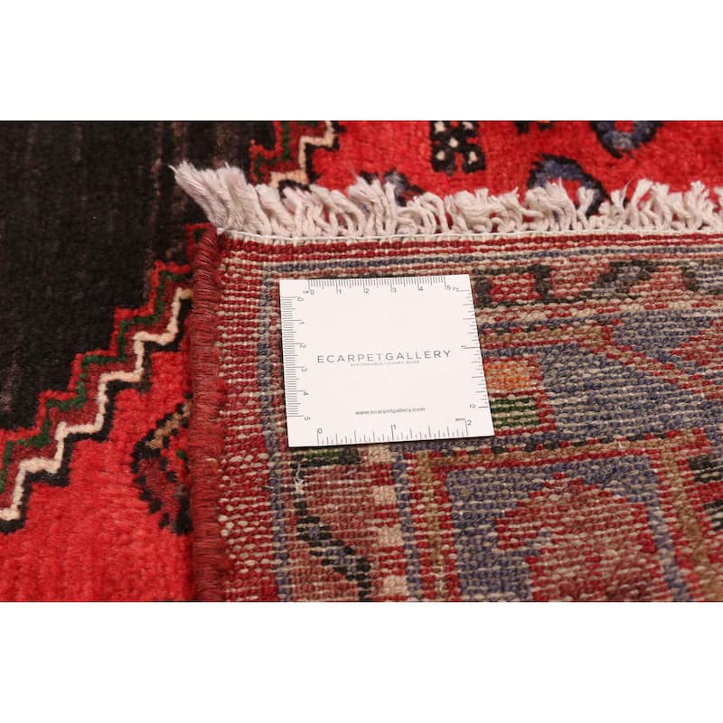 ECARPETGALLERY Hand-knotted Anatolian Vintage Red Wool Rug - 4'5 x 7'1