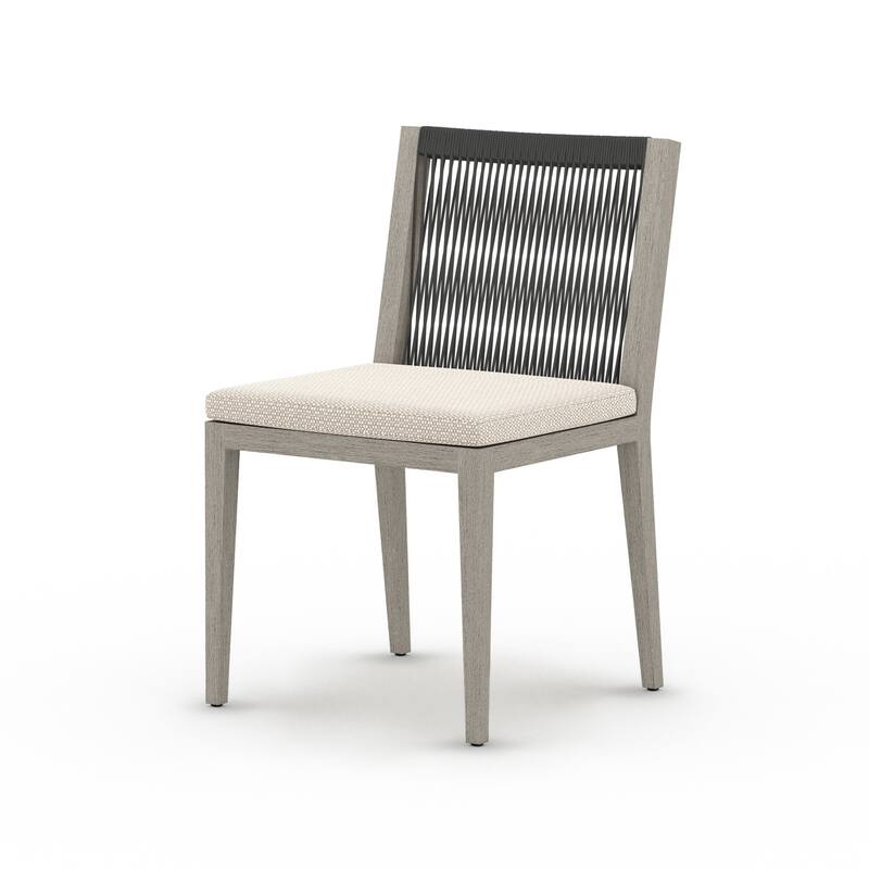 Atwood Outdoor Dining Chair-Weathered Grey-FSC