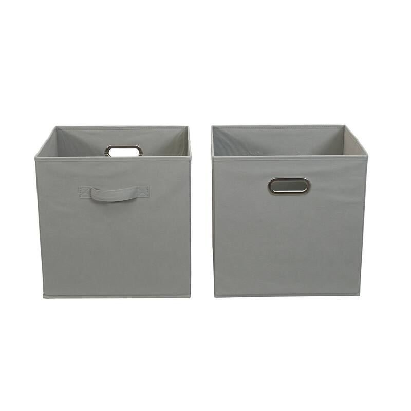 Household Essentials Fabric Storage Bins, Set of 2