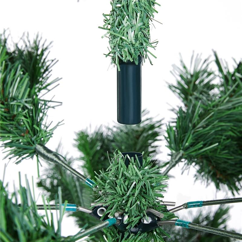 Yaheetech Premium Spruce Hinged Artificial Full Christmas Tree