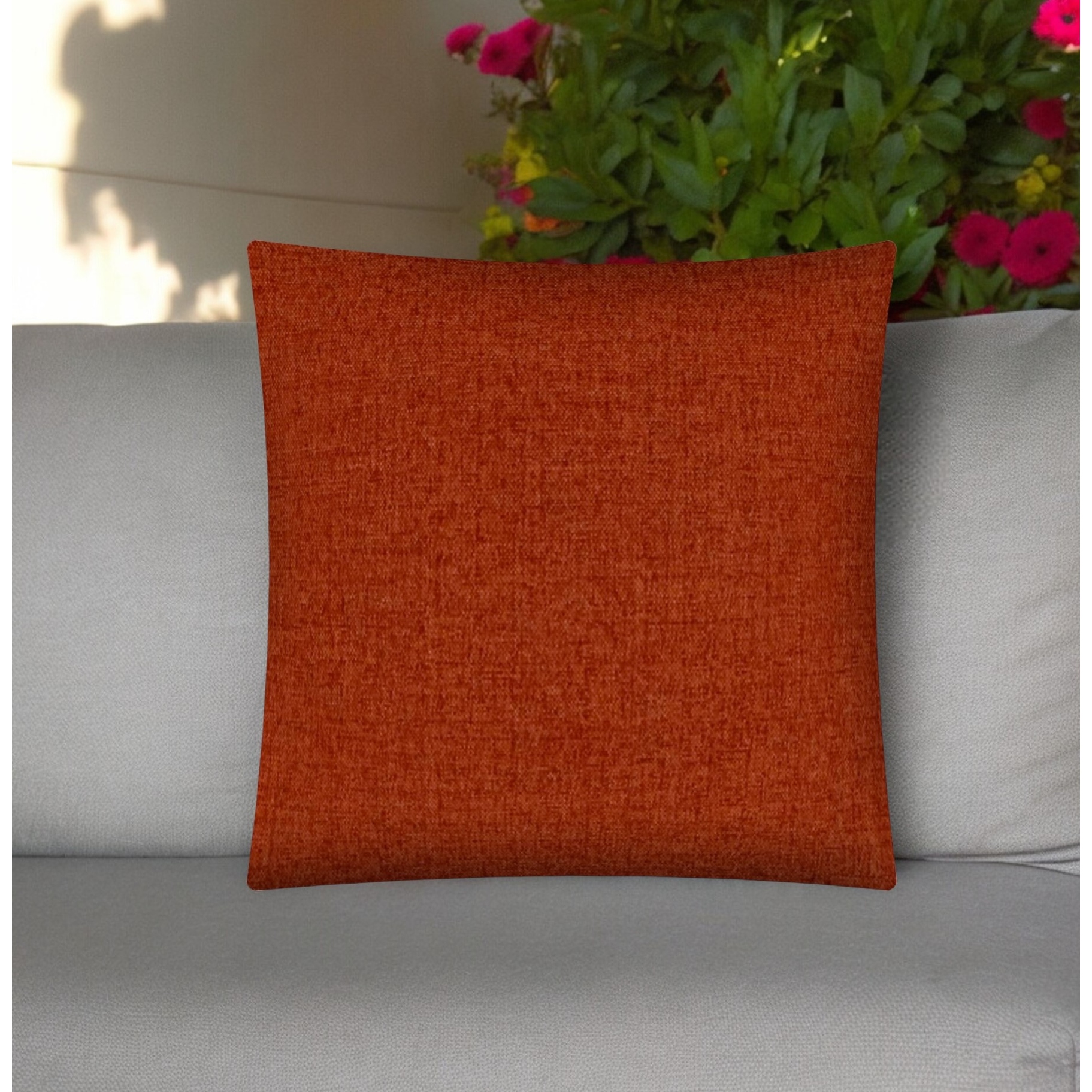 14 X 20 Brick Red Indoor Outdoor Throw Pillow