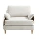 preview thumbnail 12 of 33, Chenille Upholstered 3-in-1 Convertible Sleeper Foldable Sofa Bed Recliner Chair with 3 Pillows