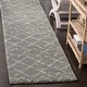 preview thumbnail 58 of 154, SAFAVIEH Arizona Shag Nevada 1.2-inch Thick Rug 2'3" x 10' Runner - Grey/Ivory