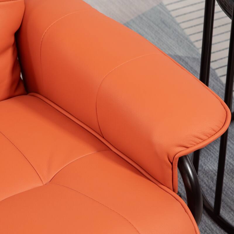 Faux Leather Manual Recliner
